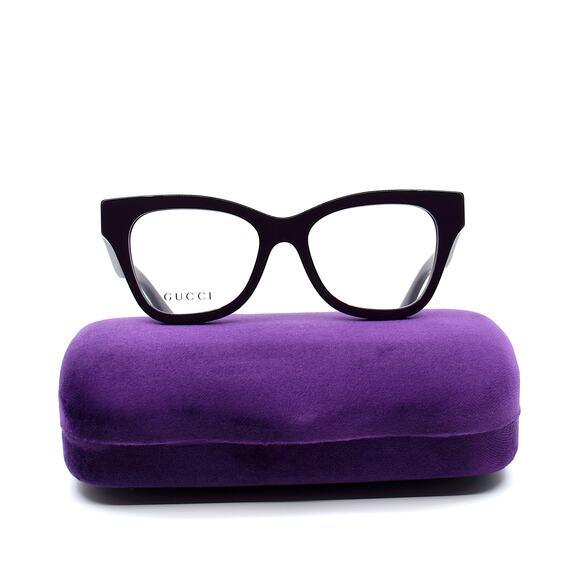 NEW GUCCI GG1133O 002 VIOLET AUTHENTIC EYEGLASSES FRAME - Picture 5 of 15